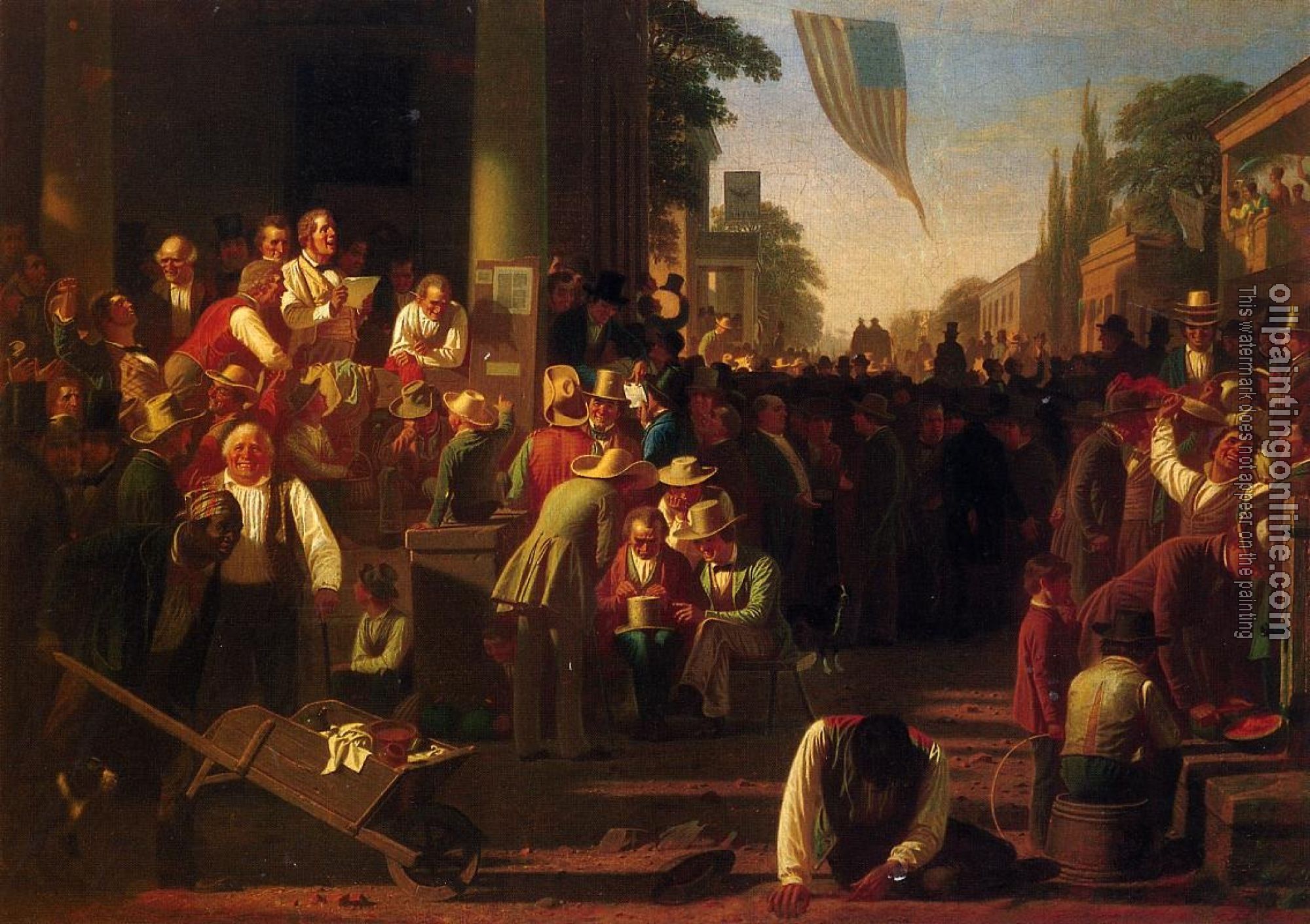 George Caleb Bingham - The Verdict of the People